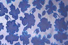Jacquard Flower Royal Blue