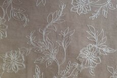 Faux Suède Embroidery Sand
