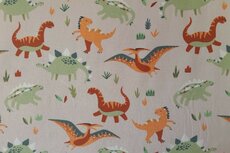 Cotton Jersey Dino Beige