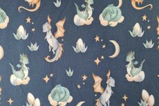 French Terry Dragon Navy
