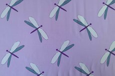 Cotton Jersey Dragonfly Lilac