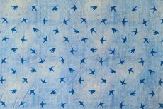 Cotton Jersey Birds Jeans