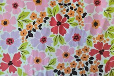 Cotton Jersey Flowers Multicolour