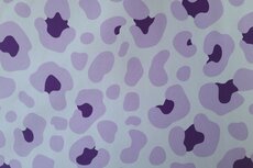 Cotton Jersey Leo Spots Lilac