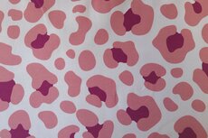 Cotton Jersey Leo Spots Coral