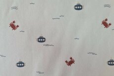 Cotton Jersey Crabs & Subs Off White