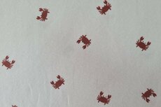 Cotton Jersey Crabs Off White