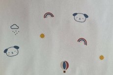 Cotton Jersey Multi Dessin Off White
