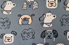 French Terry Dogs Old Blue