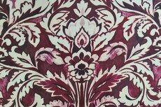 Viscose Crepe Ornament Bordeaux