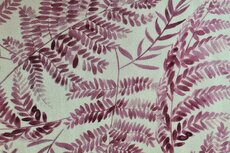 Viscose Crepe Twigs Bordeaux