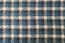 Brushed Bouclé Check Petrol