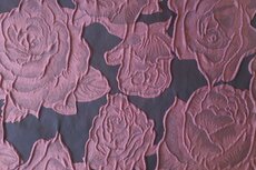 Jacquard Roses Wine Red
