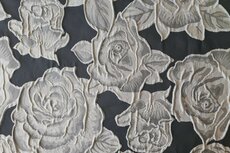 Jacquard Roses Grey
