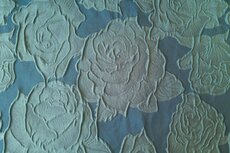 Jacquard Roses Green