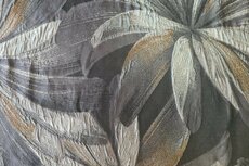 Jacquard Lurex Flowers Antra