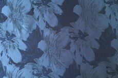 Jacquard Flower Blue/Navy