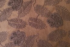 Fine Suede Embroidery Brown 2