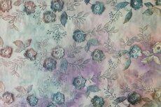 Cord Embroidery Tie Dye Lilac