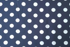 Viscose Dots Navy